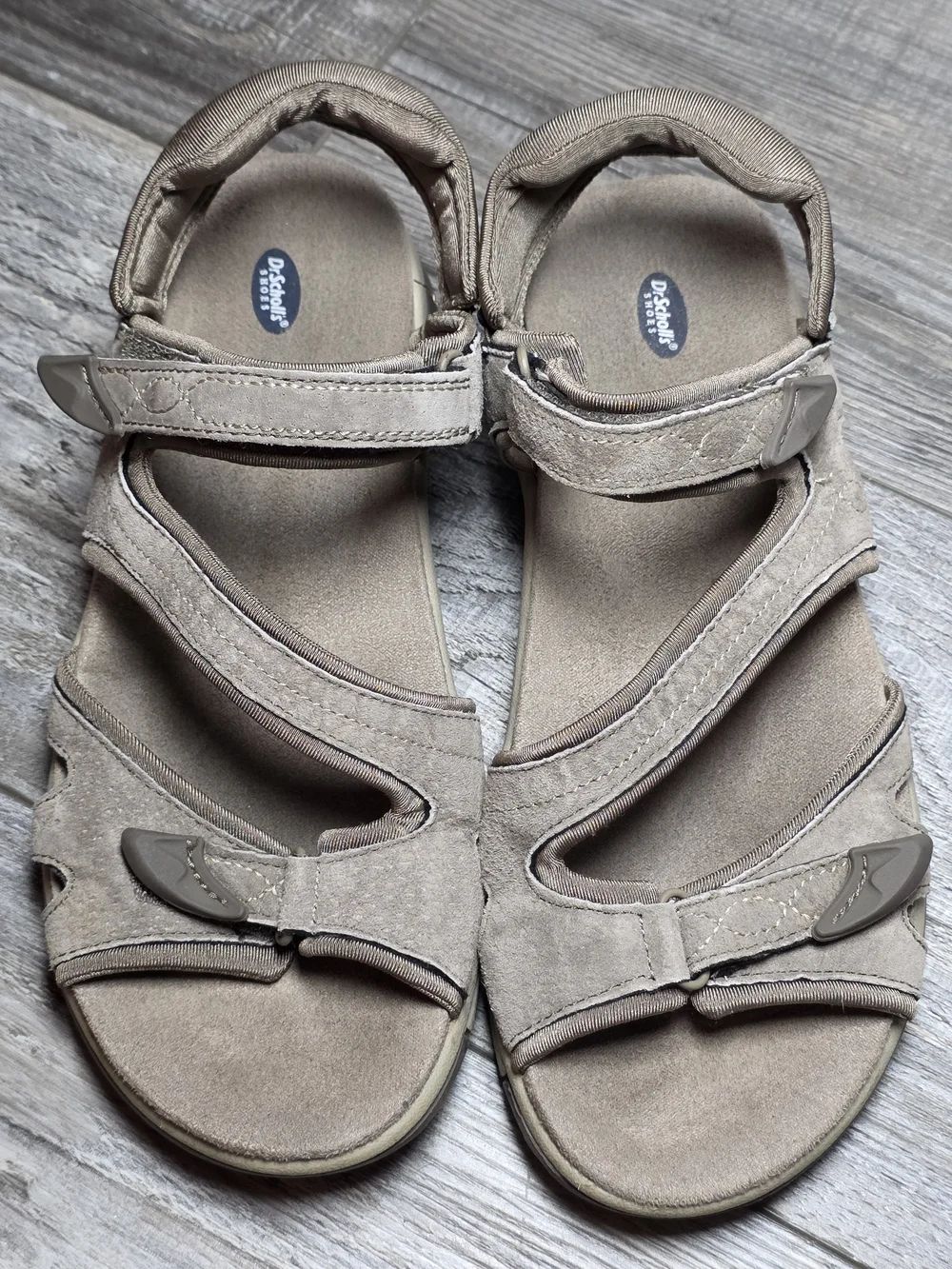 Dr. Scholl's Women's Adelle Ankle Strap Leather Upper Sandals Sz 8.5
